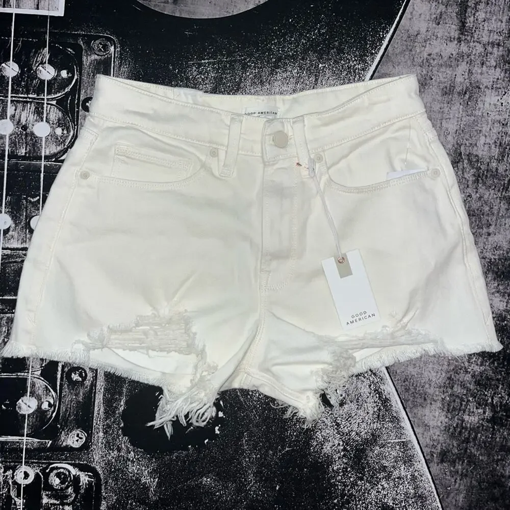 NWT Good American Denim Shorts
